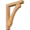 Ekena Millwork Imperial Block Smooth Bracket w/ Offset Brace, Western Red Cedar, 5 1/2"W x 30"D x 38"H BKT0604X30X38IMP05SWR - alternate 1
